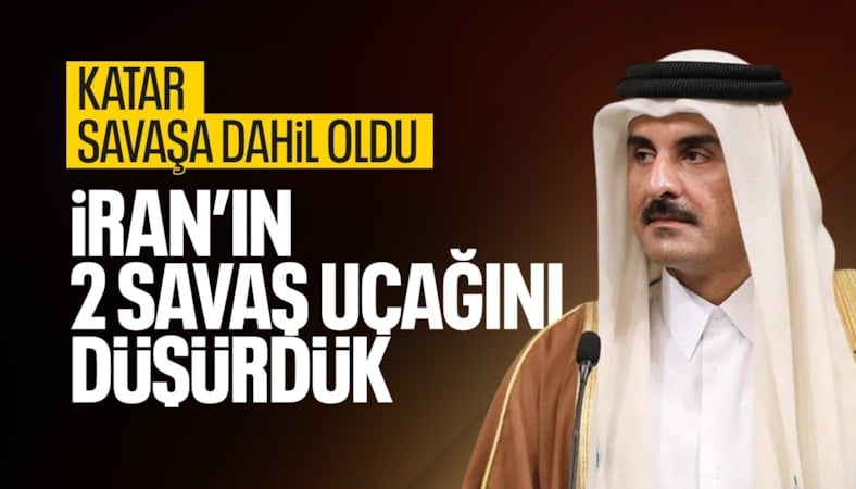 Katar, resmen savaşa dahil oldu: İran'ın iki Su-24 tipi savaş uçağı düşürüldü