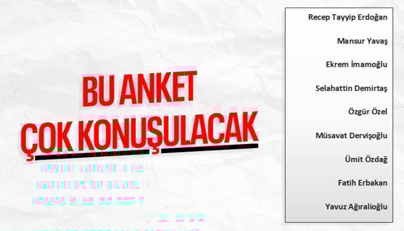 Asal Araştırma'dan yeni anket: Cumhurbaşkanı adayı olarak kimi görmek istersiniz