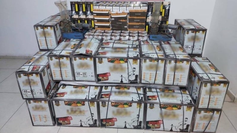 Gaziantep’te 800 bin TL'lik kaçak nargile malzemesi ele geçirildi