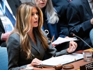 Melania Trump, İran'daki okul saldırısı sonrası BM'de çocuklar için konuştu