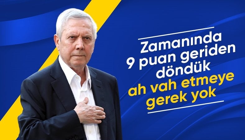Aziz Yıldırım'dan Fenerbahçe için şampiyonluk çıkışı