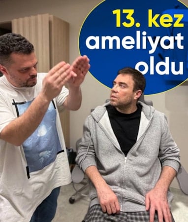 Murat Dalkılıç 13. burun ameliyatını oldu!