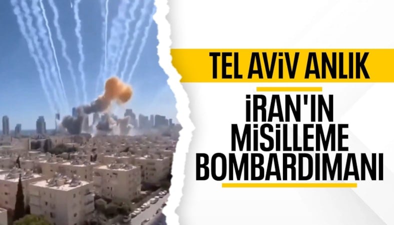 İran'ın, Tel Aviv'i vuran füzelerine ilişkin yeni görüntüler ortaya çıktı
