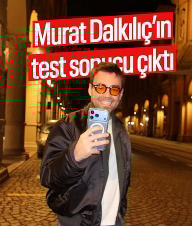 Murat Dalkılıç'ın uyuşturucu test sonucu negatif