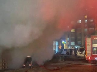 Malatya'da konteyner yangını