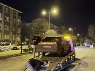 Çankırı'da araçta ses sistemi bulunduran sürücüye ceza yağdı