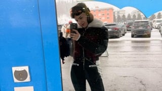 Yağmur Tanrısevsin'in kış tatili! Fotoğraflarını yayınladı