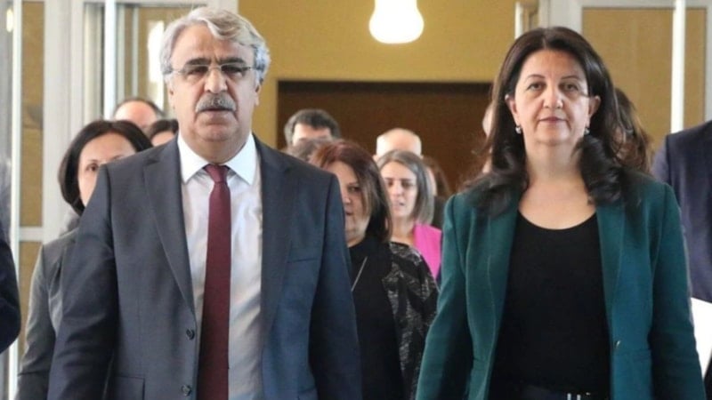 DEM Partili Buldan ve Sancar, Akın Gürlek ile Mustafa Çiftçi'yi ziyaret etti