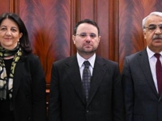 DEM Partili Buldan ve Sancar, Akın Gürlek ile Mustafa Çiftçi'yi ziyaret etti