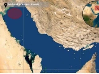 Kuveyt açıklarında petrol tankerinde patlama