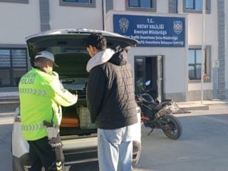 Hatay'da trafiği tehlikeye atan sürücüye 46 bin TL para cezası kesildi