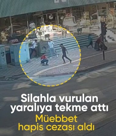 Kastamonu'da silahla vurulan kişiye tekme atan şüpheli, müebbet hapis cezasına çarptırıldı