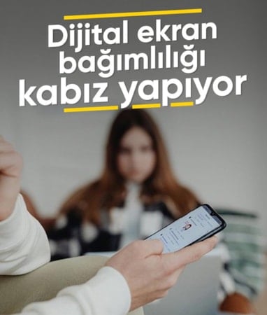 Dijital ekran bağımlılığı çocuklarda kabızlığın en önemli nedenlerinden