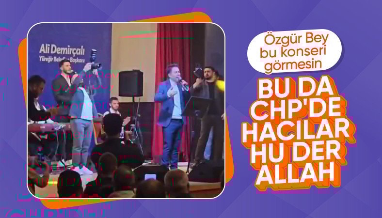 CHP'li belediyeden 'Kabe'de Hacılar' ilahili konser