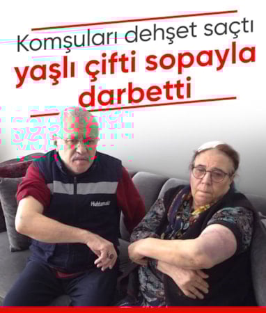 İstanbul'da yaşlı çifti darbeden komşu gözaltına alındı