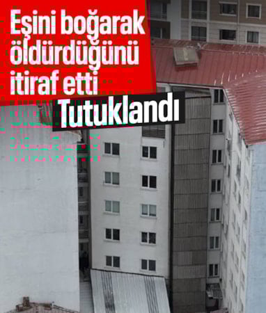 Eskişehir'de eşini boğarak öldüren koca tutuklandı