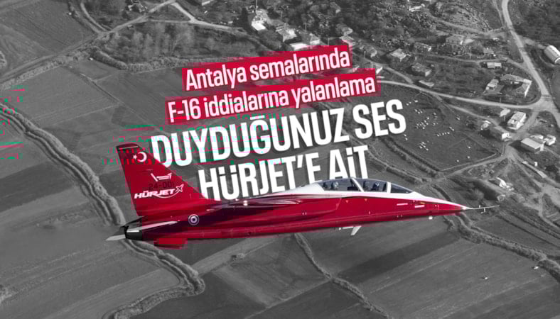 DMM, F-16 iddialarını yalanladı: HÜRJET'i işaret etti