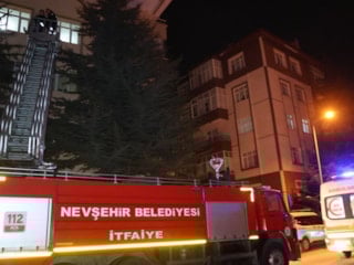 Nevşehir'de kapıyı açmayınca ekipler seferber oldu