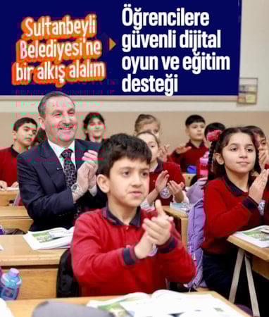 Sultanbeyli Belediyesi’nden öğrencilere güvenli dijital oyun ve eğitim desteği