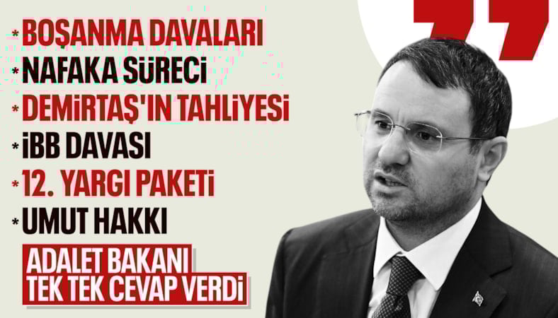 Akın Gürlek: Boşanma davaları kısalacak