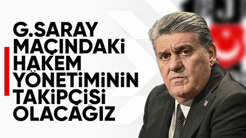Serdal Adalı'dan derbi öncesi sözler: Hakem yönetiminin takipçisi olacağız