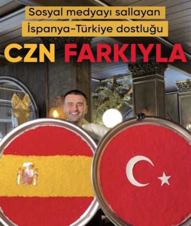İnternette Türk-İspanyol dostluğu rüzgarları: CZN Burak da akıma katıldı