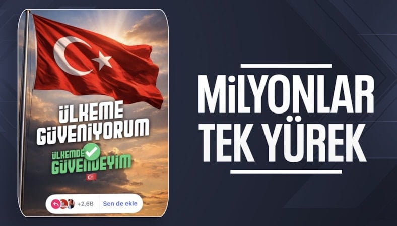 Orta Doğuda çıkan savaş sonrası Instagram'da yeni akım: Ülkeme güveniyorum