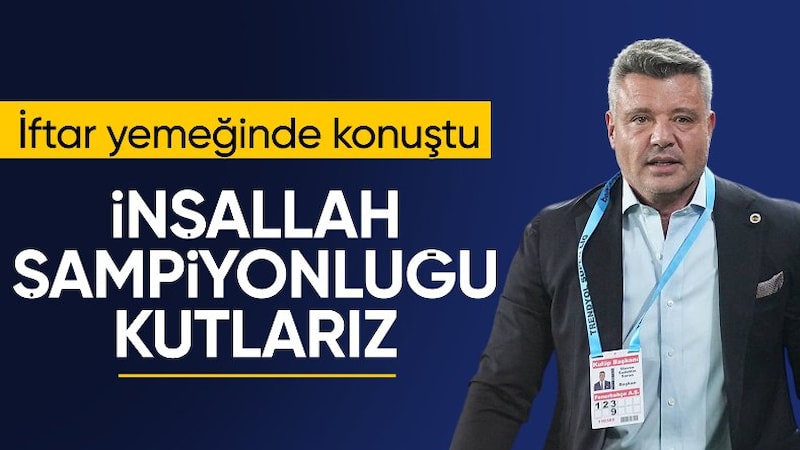 Sadettin Saran'dan şampiyonluk sözleri!