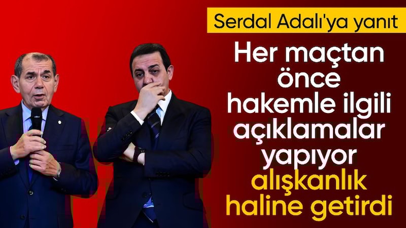 Galatasaray'dan Serdal Adalı'nın hakem açıklamasına yanıt!