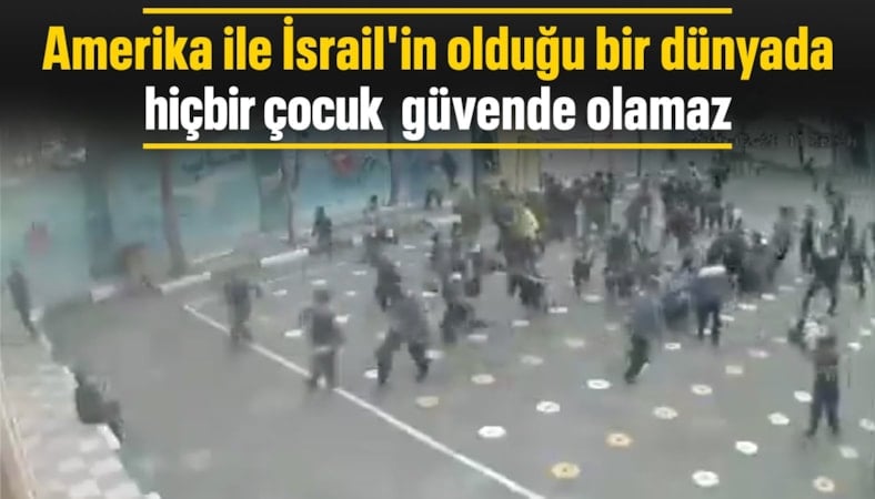 ABD ile İsrail, İran'a okulun yakınını vurdu: Görüntüler ortaya çıktı