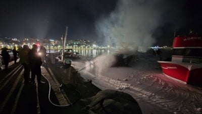 İstanbul'da bir yatta çıkan yangın söndürüldü