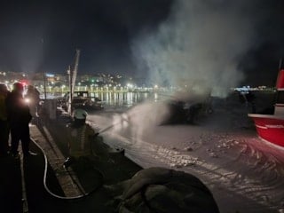 İstanbul'da bir yatta çıkan yangın söndürüldü