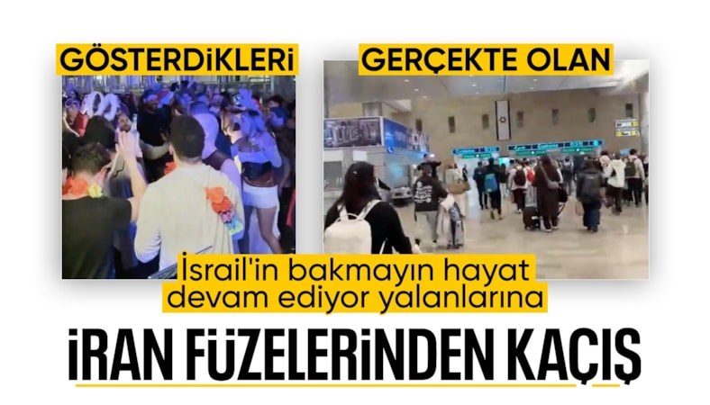 İran'ın misilleme saldırılarına sürerken İsrailliler havaalanlarına akın etti