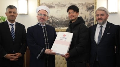 Dünya turuna çıkan Japon gezgin, Gaziantep'te Müslüman oldu