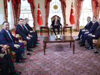 Cumhurbaşkanı Erdoğan, Türk Devletleri Teşkilatı’nın dışişleri bakanlarını kabul etti