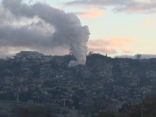 İstanbul'da 3 katlı villada yangın çıktı