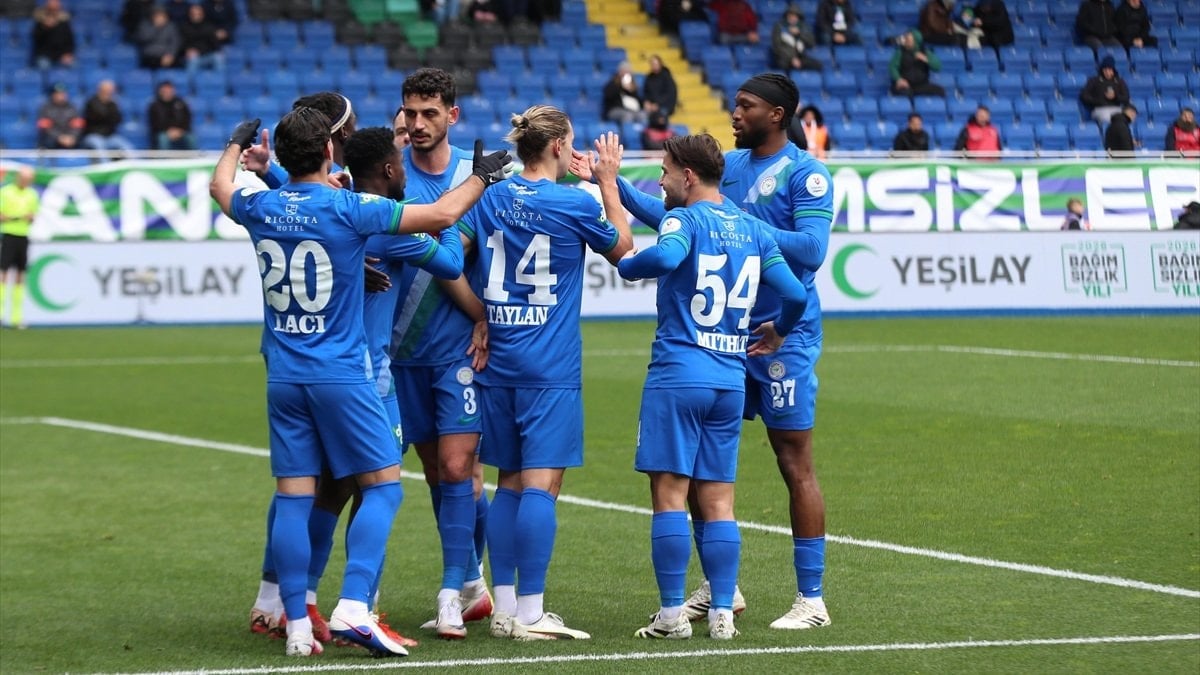 Rizespor'a Antalyaspor karşısında tek gol yetti