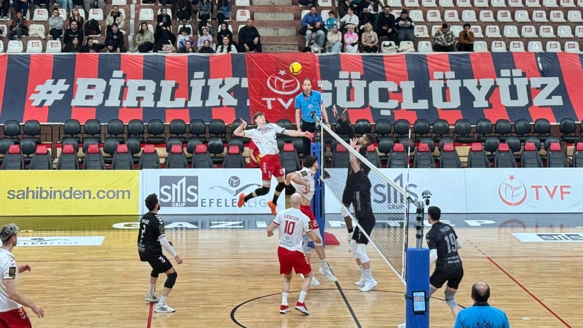 Gebze Belediyespor, Gaziantep Gençlikspor'a set vermedi