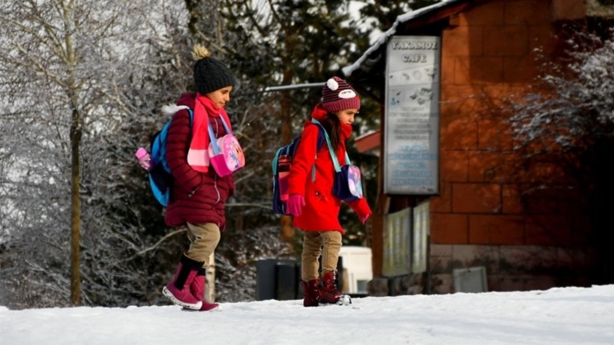Ordu ve Ağrı'da eğitime kar engeli