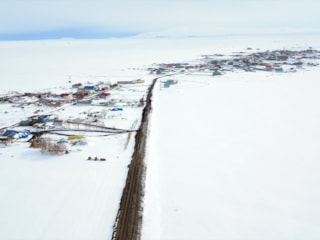Kars’ta kar yağışı köyleri beyaza bürüdü