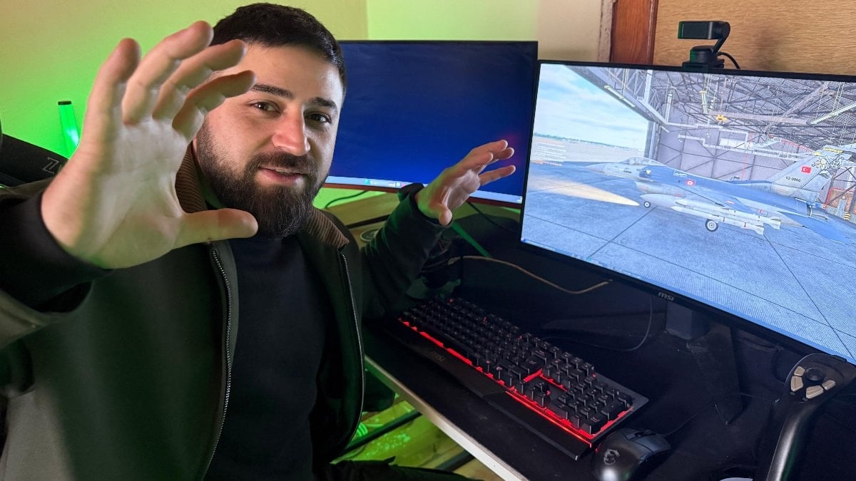 Amasya'da Youtuber gençten F-16 eğitimi
