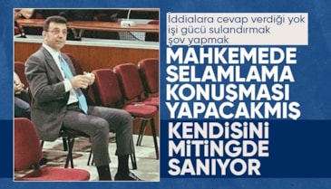 Ekrem İmamoğlu, mahkemede selamlama konuşması yapmak istedi