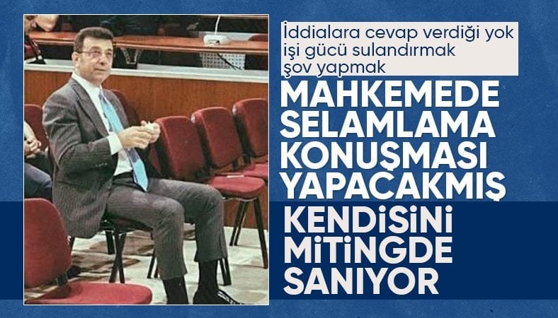 Ekrem İmamoğlu, mahkemede selamlama konuşması yapmak istedi