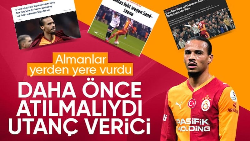 Leroy Sane'nin gördüğü kırmızı kart Almanların gündeminde: Daha önce atılmalıydı