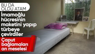 Silivri’de İmamoğlu’nun cezaevi hücresinin örneği sergileniyor