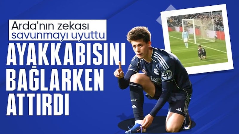 Arda Güler'den akıl dolu hareket: Rakip savunmayı böyle uyuttu...