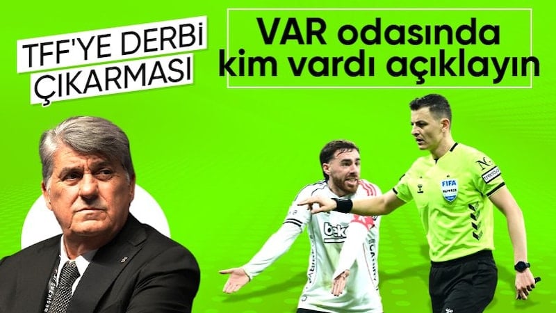 Beşiktaş, TFF'ye Galatasaray derbisi için başvuru yaptı