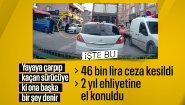 İstanbul'da yolda yürüyen kadına çarpıp kaçan sürücüye 46 bin lira ceza