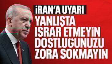 Cumhurbaşkanı Erdoğan: İran makamlarına gerekli ikazlar yapıldı