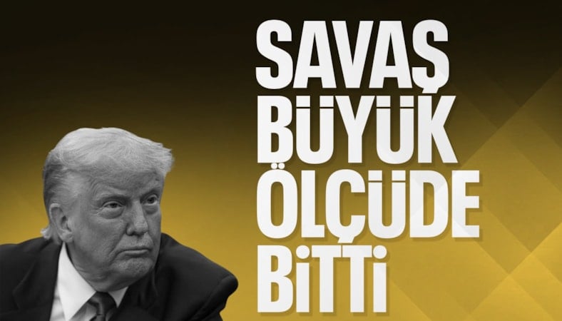 Donald Trump: Savaş büyük ölçüde bitti